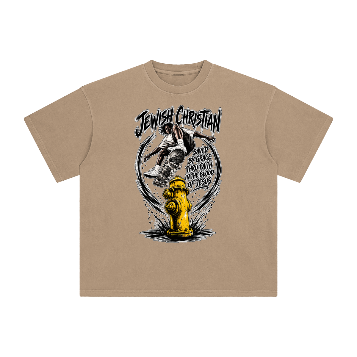 JEWISH CHRISTIAN SAVED BY GRACE THRU FAITH IN THE BLOOD OF JESUS T-Shirt