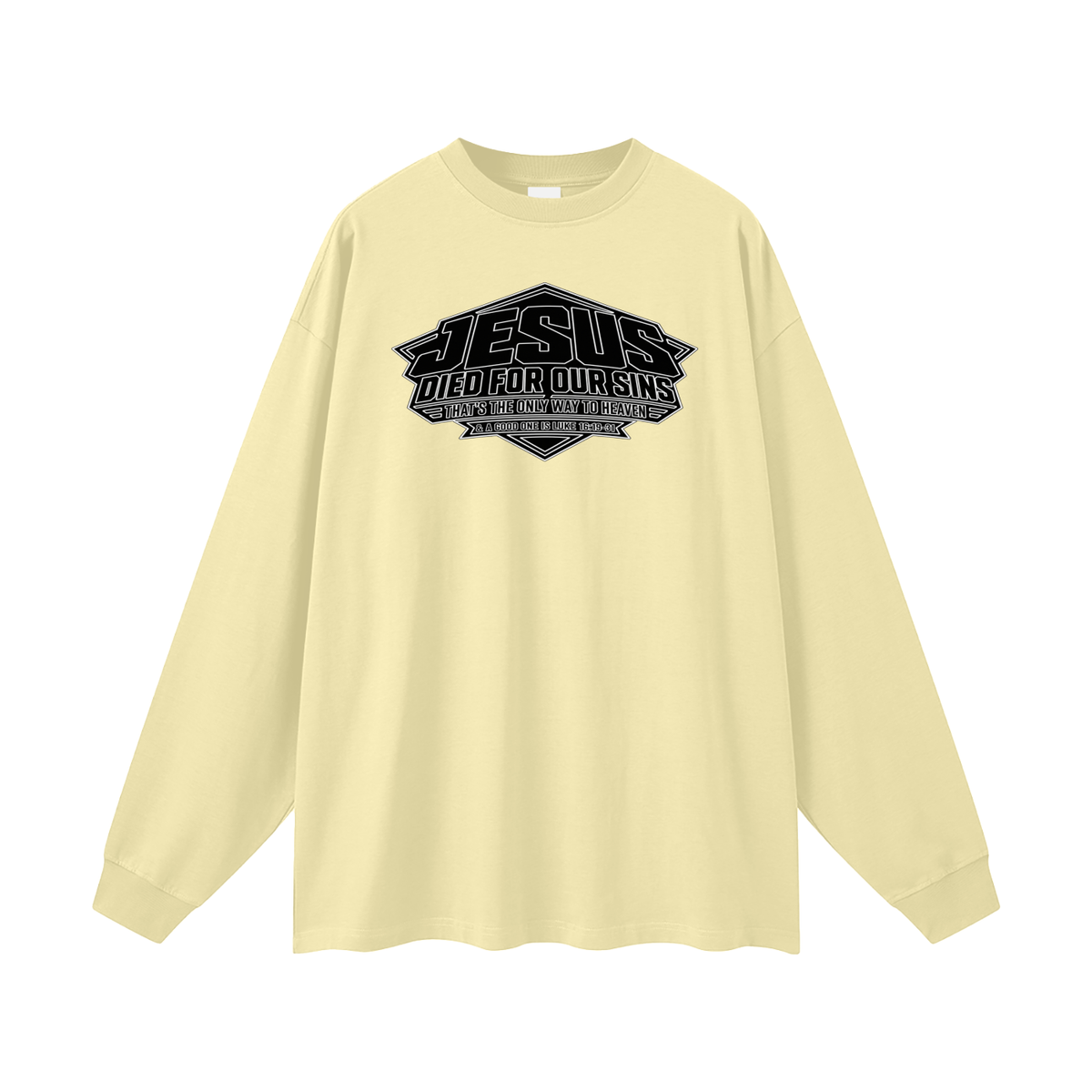 JESUS DIED FOR OUR SINS THAT'S THE ONLY WAY TO HEAVEN & A GOOD ONE IS LUKE 16:19-31 Long Sleeve T-Shirt