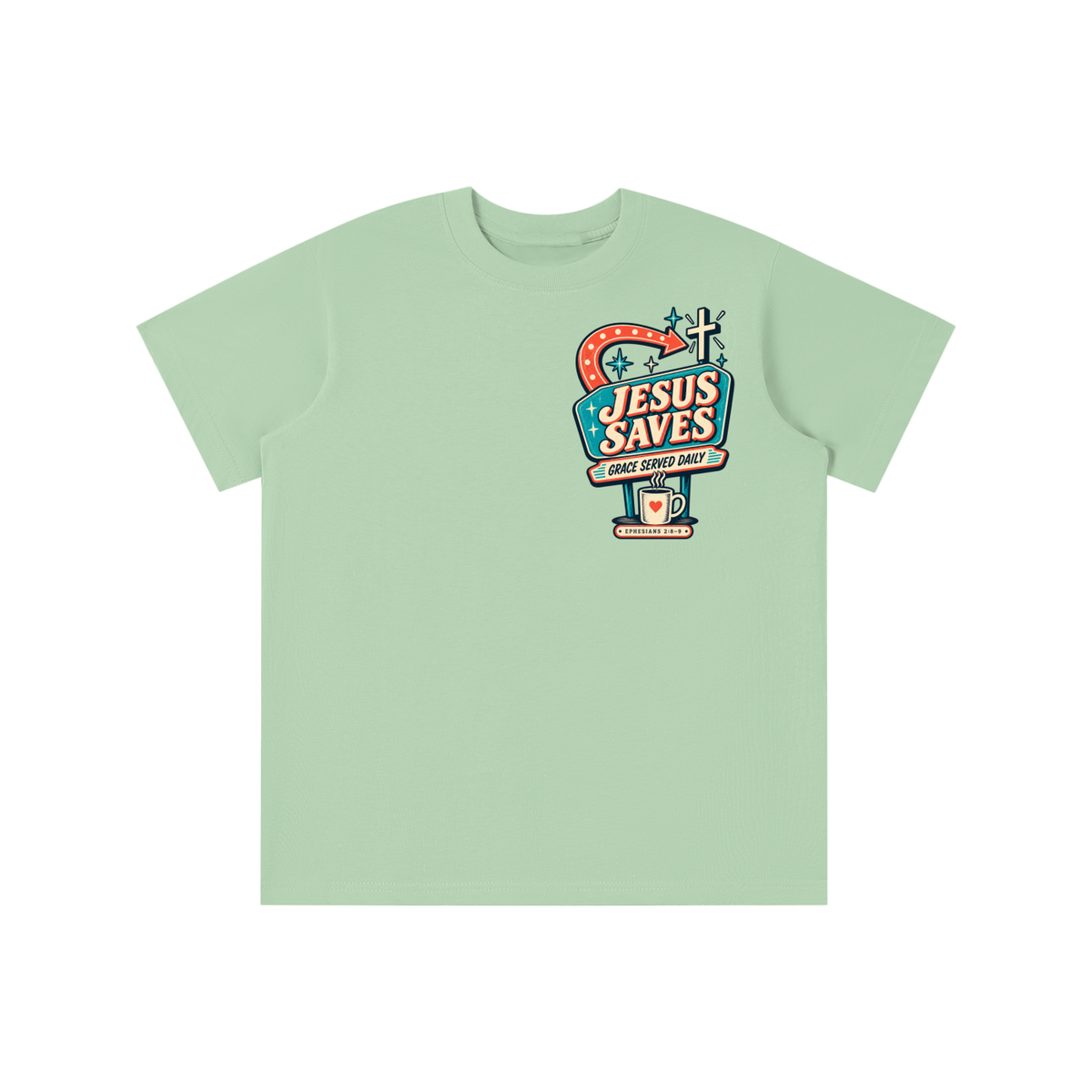 Jesus saves youth T-shirt