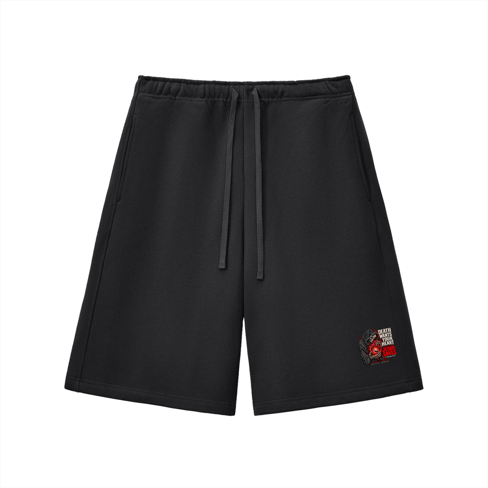 DEATH WANTS YOUR HEART JESUS SAVES ROMANS 6:23 REVIVAL ARMOUR Shorts