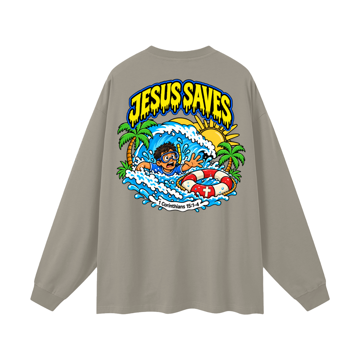 Jesus saves Long Sleeve T-Shirt