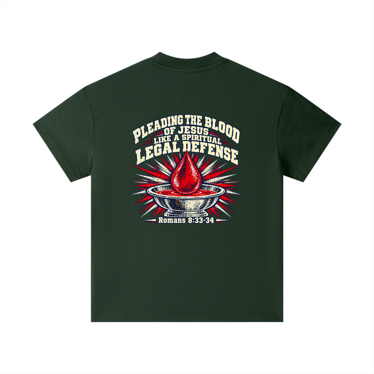 pleading the blood of Jesus like a spiritual legal defense Kids T-Shirt