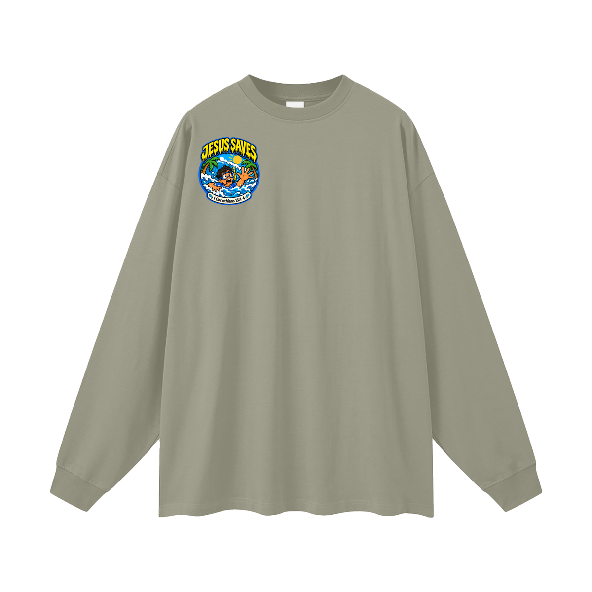 Jesus saves Long Sleeve T-Shirt