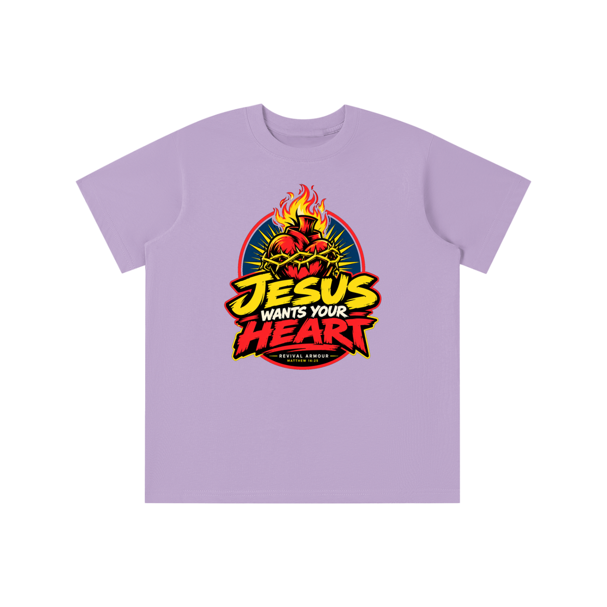 JESUS WANTS YOUR HEART - REVIVAL ARMOUR - youth T-shirt