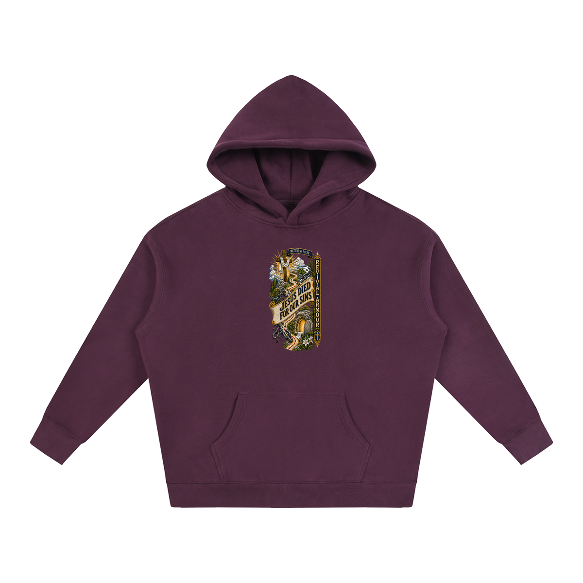 MATTHEW 20:28 Jesus died for our sins REVIVAL ARMOUR Hoodie