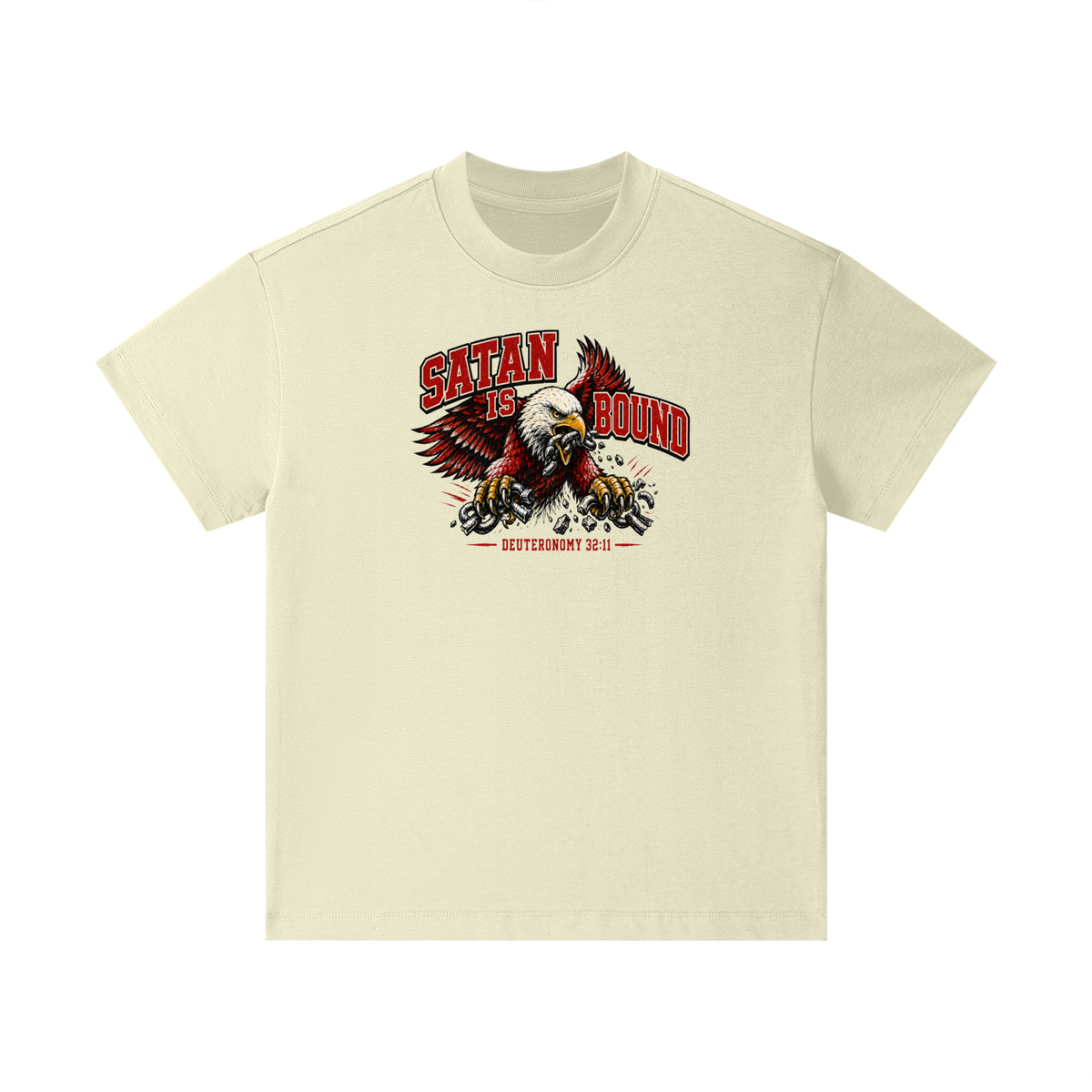 SATAN IS BOUND - DEUTERONOMY 32:11 - Kids T-Shirt
