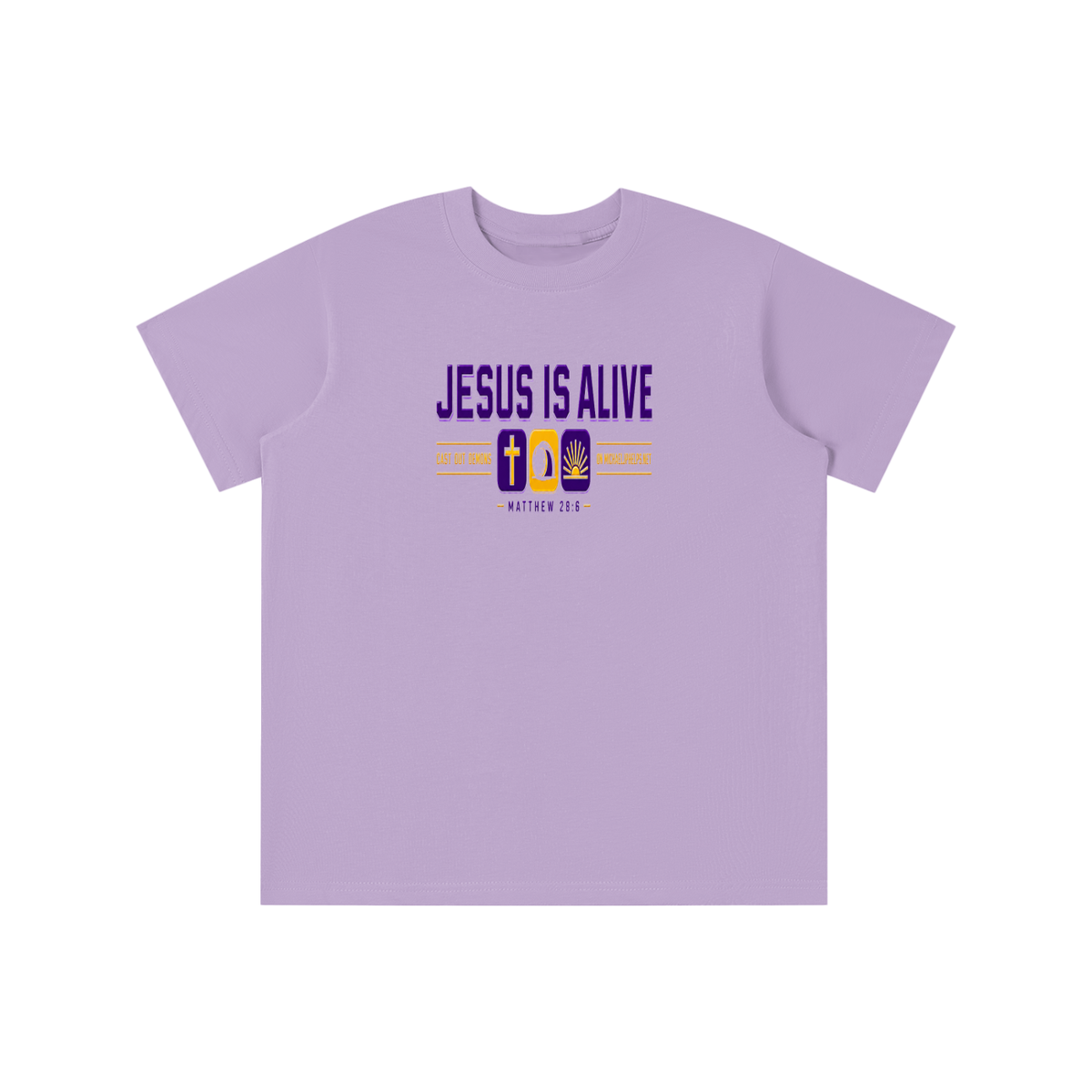 JESUS IS ALIVE CAST OUT DEMONS ON MICHAELJPHELPS.NET youth T-shirt