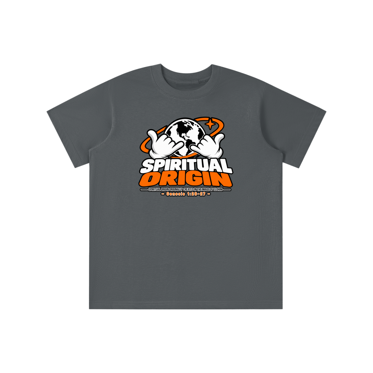 SPIRITUAL ORGIN SPIRITUAL ORGIN ORIGINALLY CREATED IN THE IMAGE OF ELOHIM - GENESIS 1:26-27 - youth T-shirt