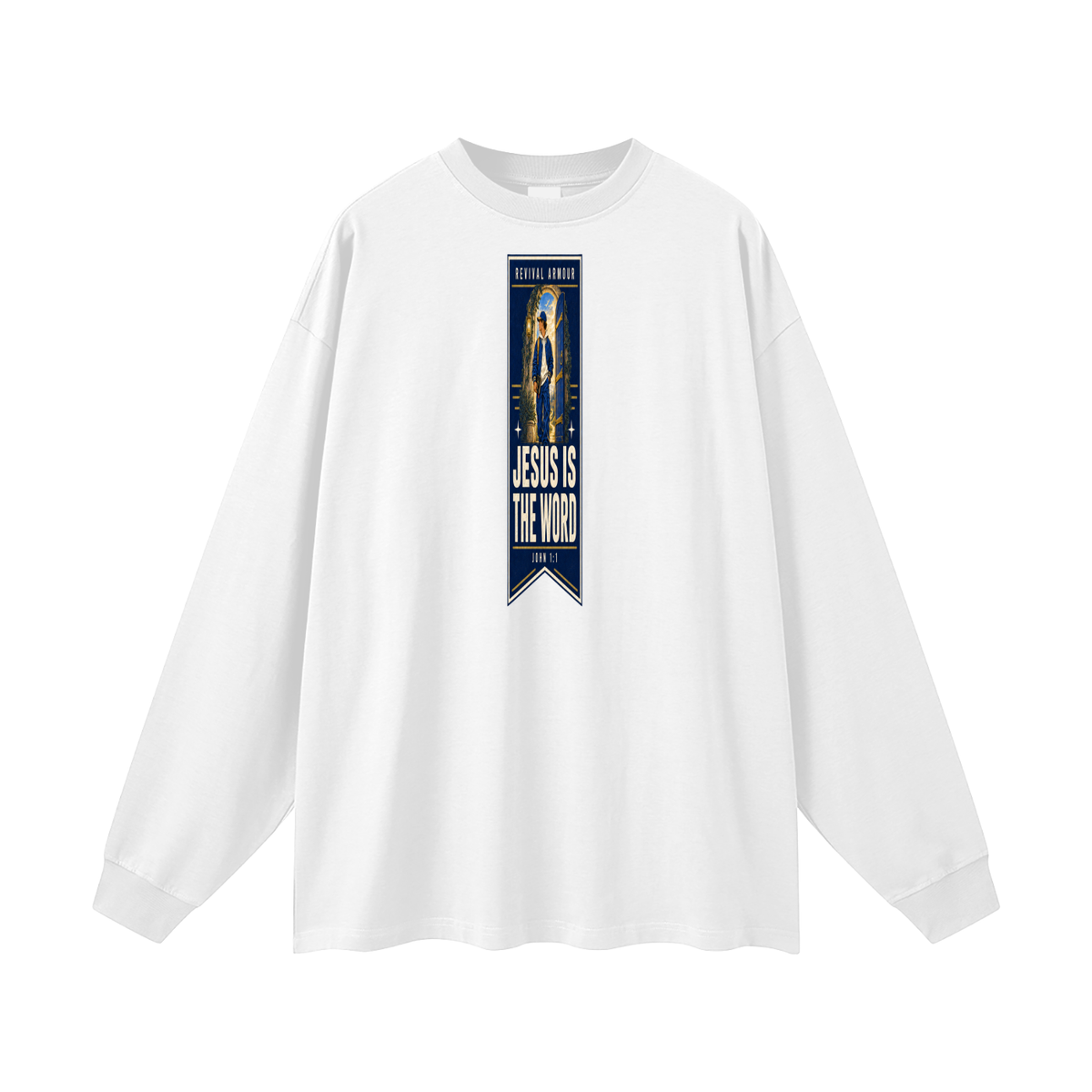 REVIVAL ARMOUR JESUS IS THE WORD _ JOHN 1:1 Long Sleeve T-Shirt
