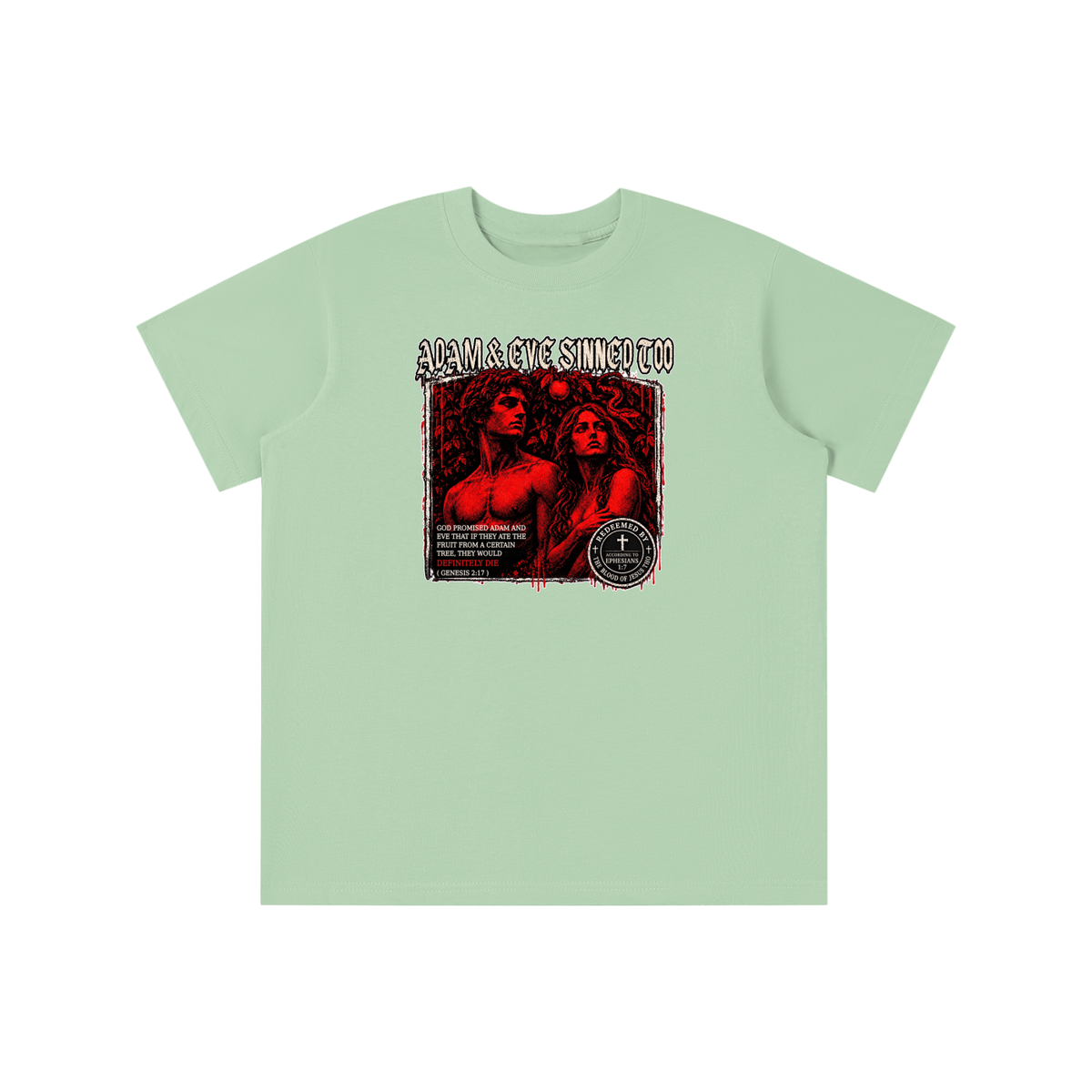 ADAM & EVE SINNED TOO youth T-shirt