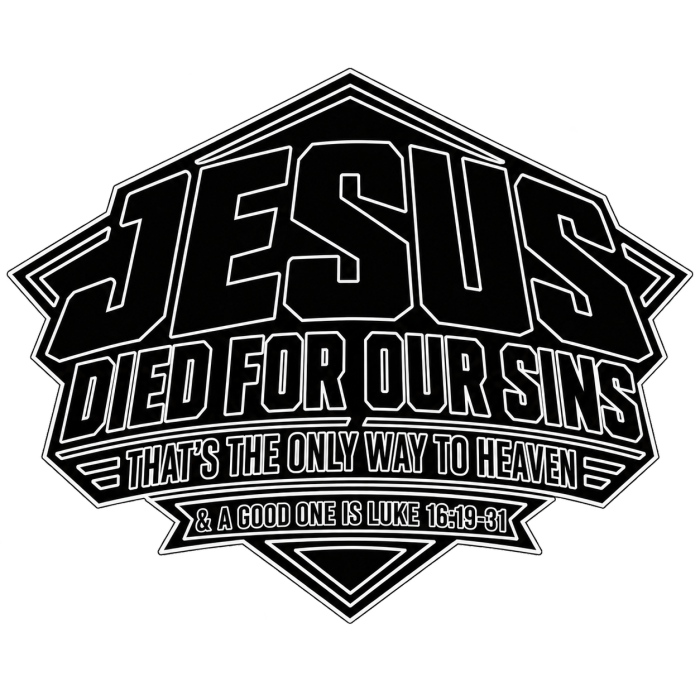 JESUS DIED FOR OUR SINS THAT'S THE ONLY WAY TO HEAVEN & A GOOD ONE IS LUKE 16:19-31 Kids T-Shirt