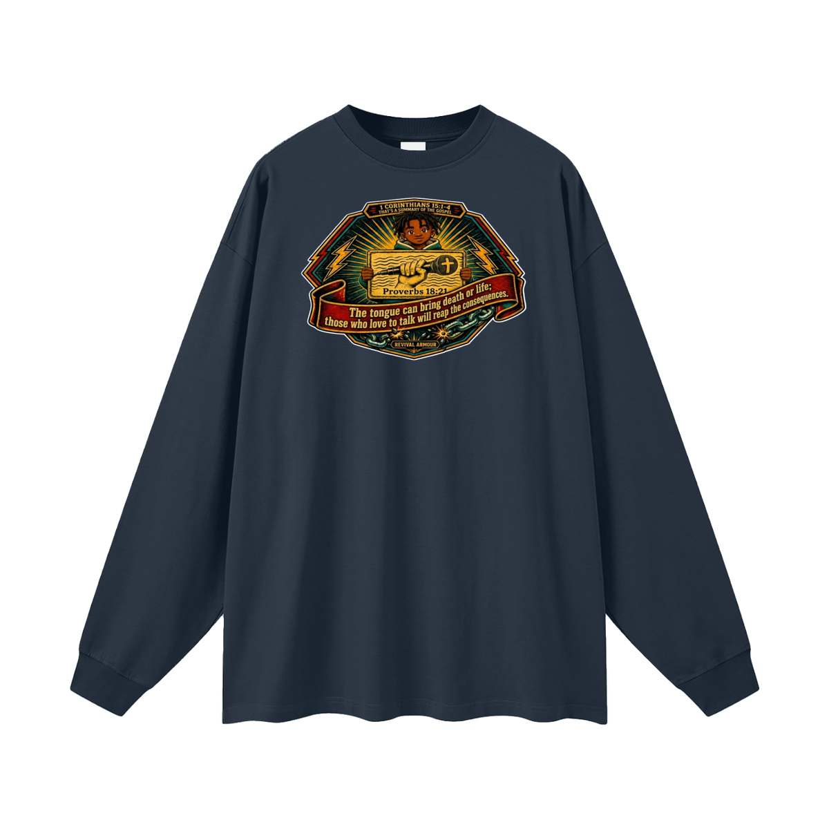 Oversized Unisex Long Sleeve T-Shirt