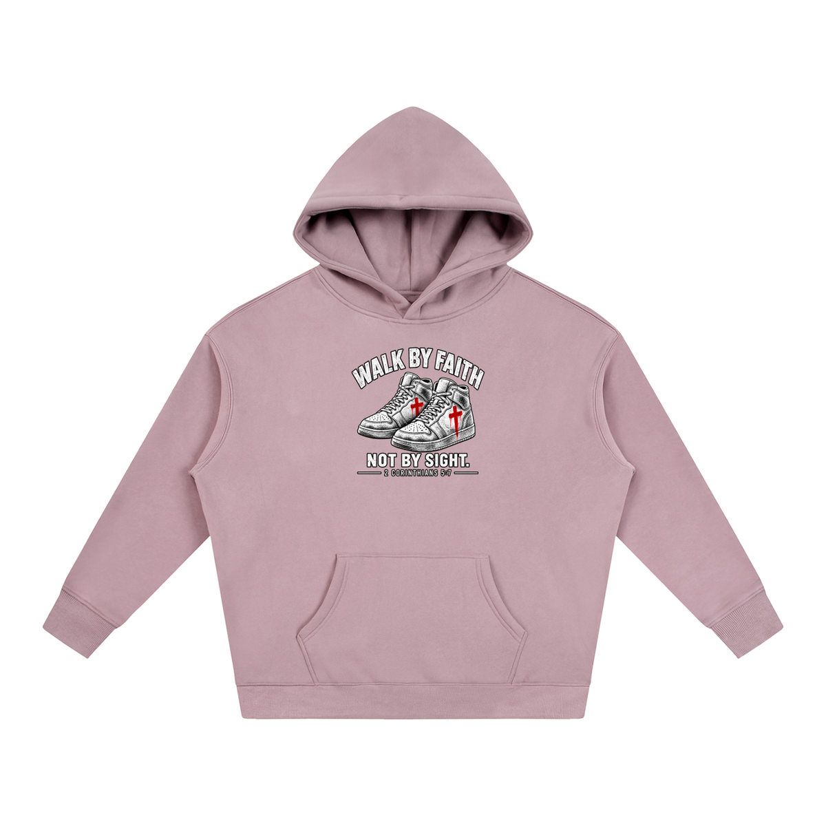 Walk by faith not by sight. Hoodie