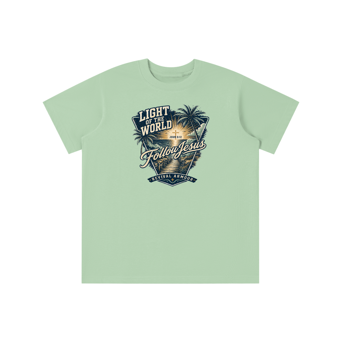 LIGHT OF THE WORLD FOLLOW JESUS REVIVAL ARMOUR youth T-shirt