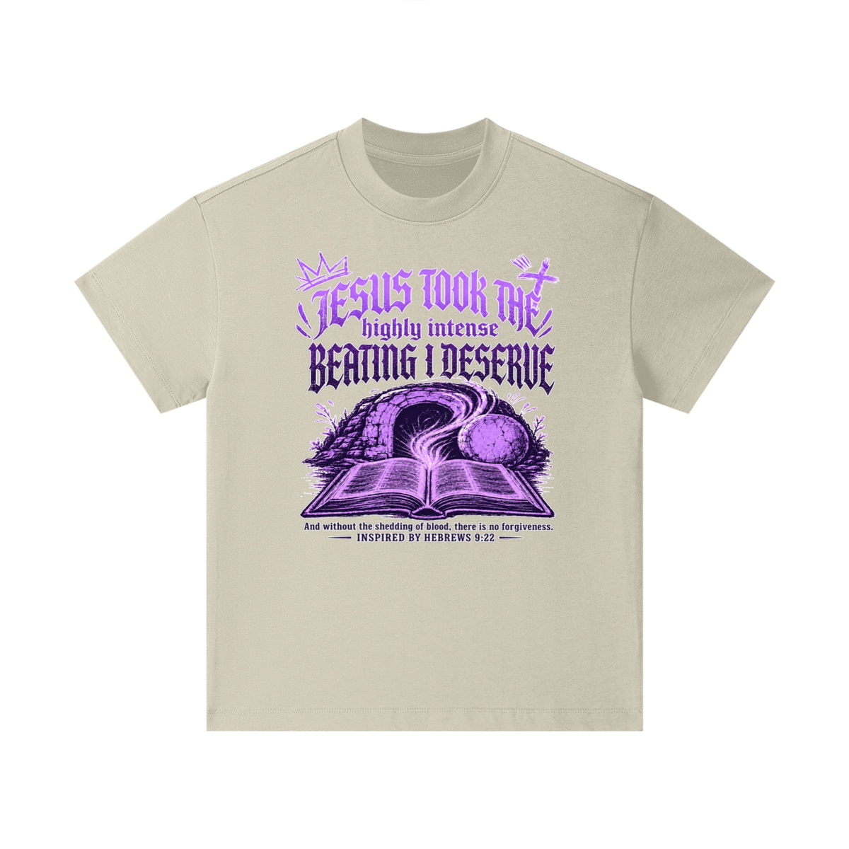 JESUS TOOK THE highly intense BEATING I DESERVE And without the shedding of blood, there is no forgiveness. INSPIRED BY HEBREWS 9:22 Kids T-Shirt