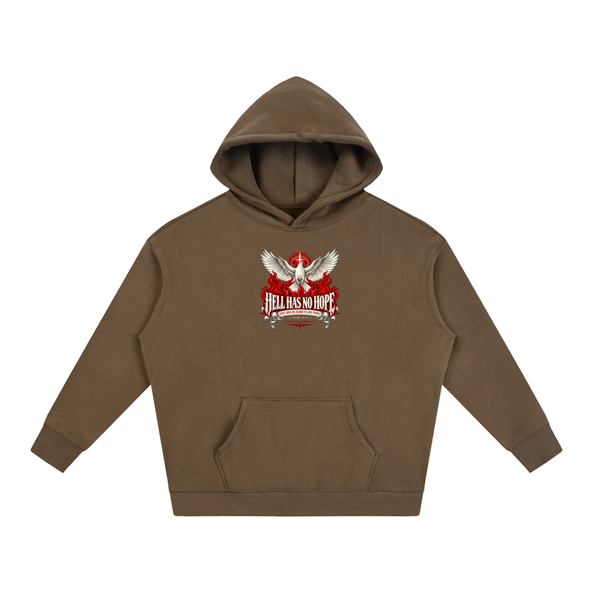 HELL HAS NO HOPE JESUS SHED HIS BLOOD TO SAVE PEOPLE Hoodie