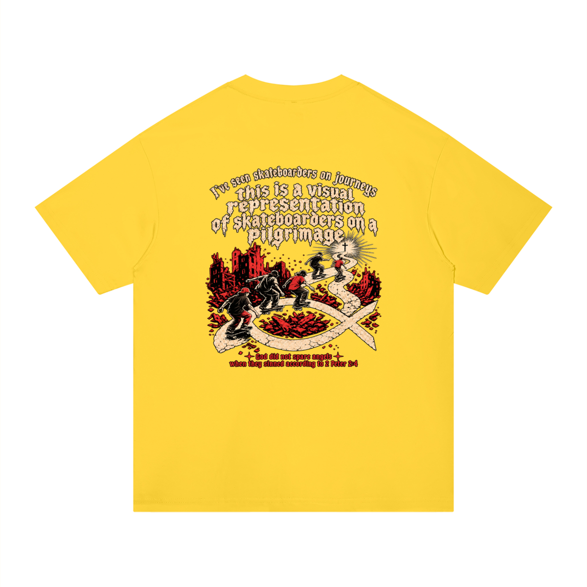 skateboarders on a pilgrimage T-Shirt