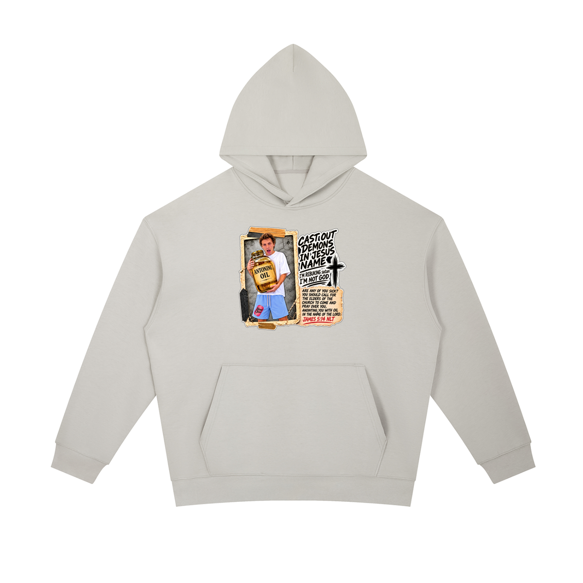 I'M REBUKING satan I'M NOT GOD Hoodie
