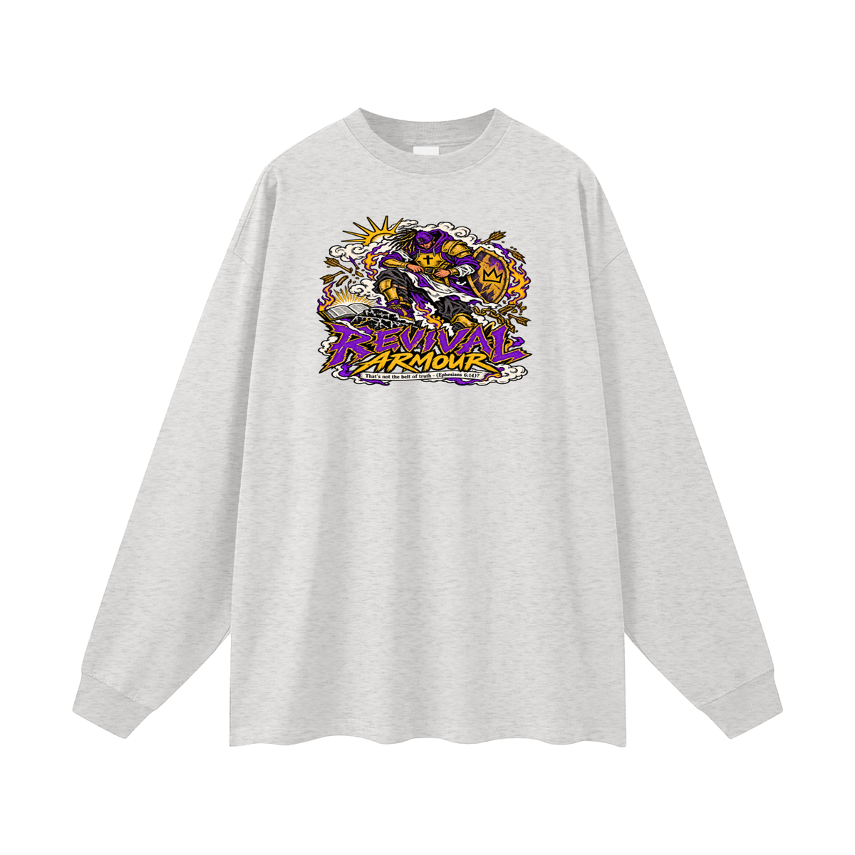 REVIVAL ARMOUR That's not the belt of truth - (Ephesians 6:14) Long Sleeve T-Shirt