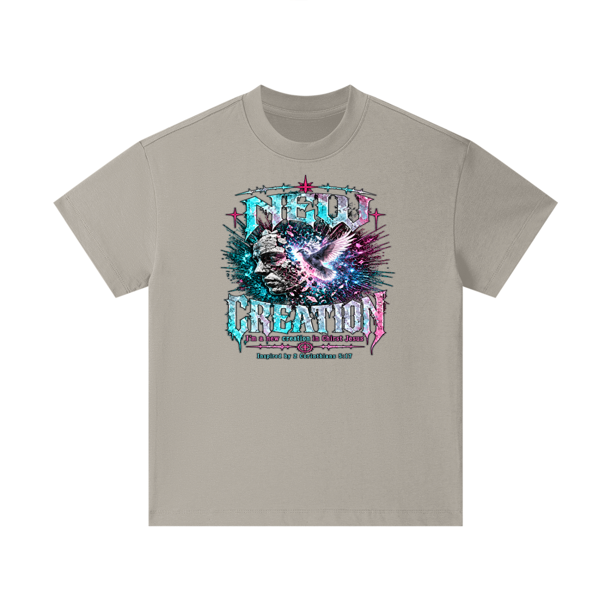 NEW CREATION I'm a new creation in Chirst Jesus Inspired by 2 Corinthians 5:17 Kids T-Shirt