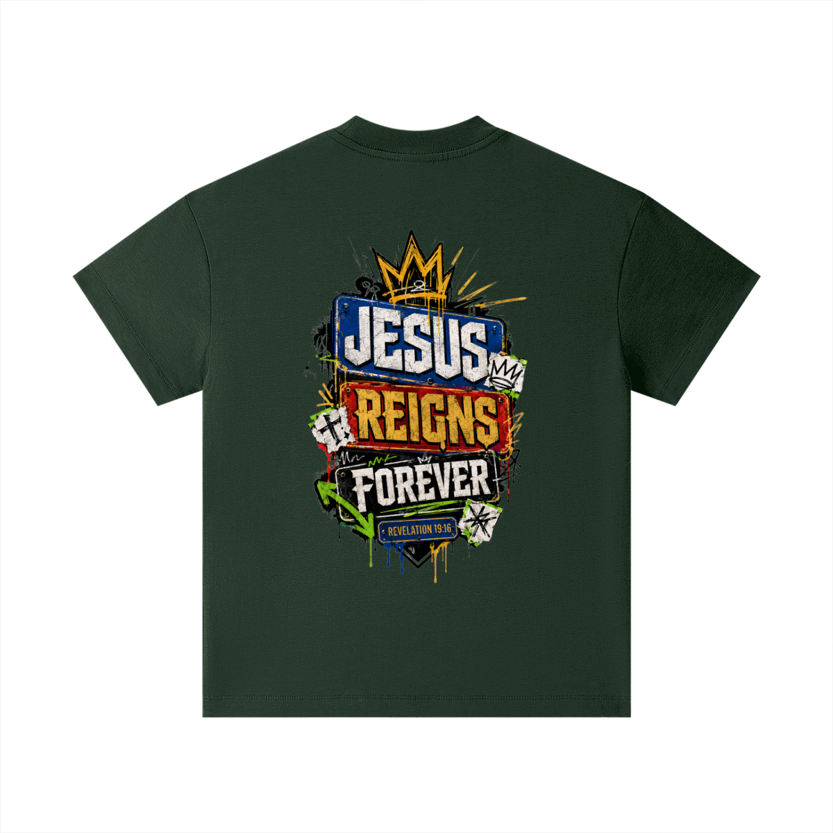 Jesus Reigns Forever Kids T-Shirt