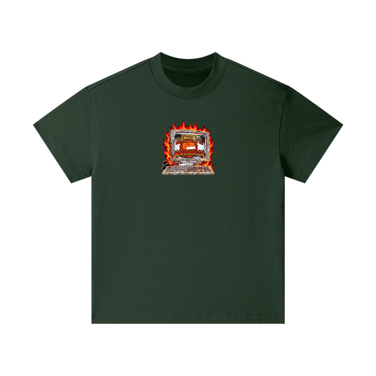 ACCORDING TO REVELATION 22:15, DOGS DON'T GO TO THE NEW JERUSALEM Kids T-Shirt