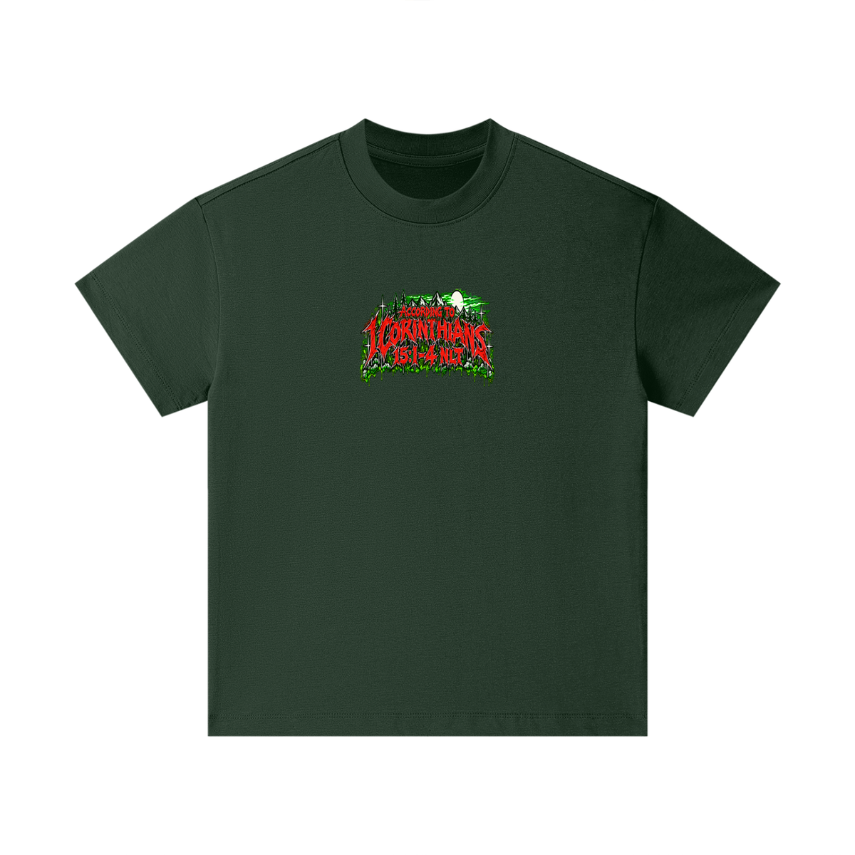 ACCORDING TO 1 CORINTHIANS 15:1-4 NLT THE GOOD NEWS IS JESUS CHRIST DIED FOR OUR SINS HEAVEN AND HELL ARE PLACES Kids T-Shirt