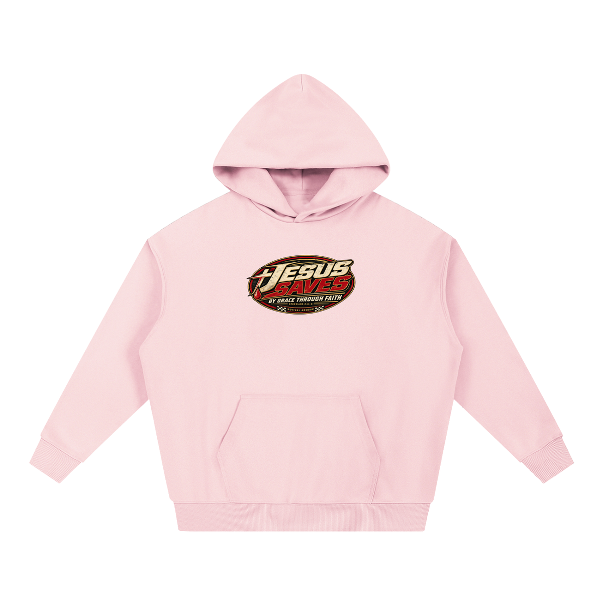 JESUS SAVES BY GRACE THROUGH FAITH - EPHESIANS 2:8-9 - Hoodie