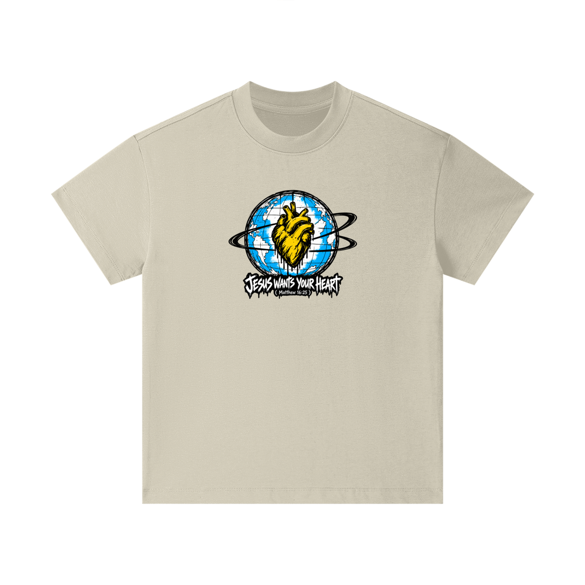 JESUS WANTS YOUR HEART ( MATTHEW 16:25 ) Kids T-Shirt