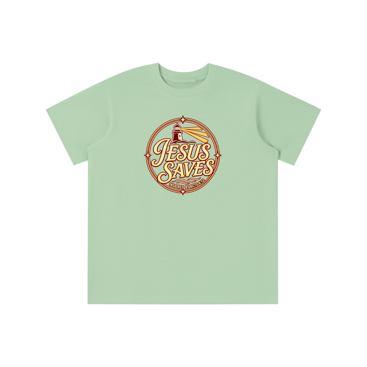 JESUS SAVES INSPIRED BY ACTS 4:12 youth T-shirt