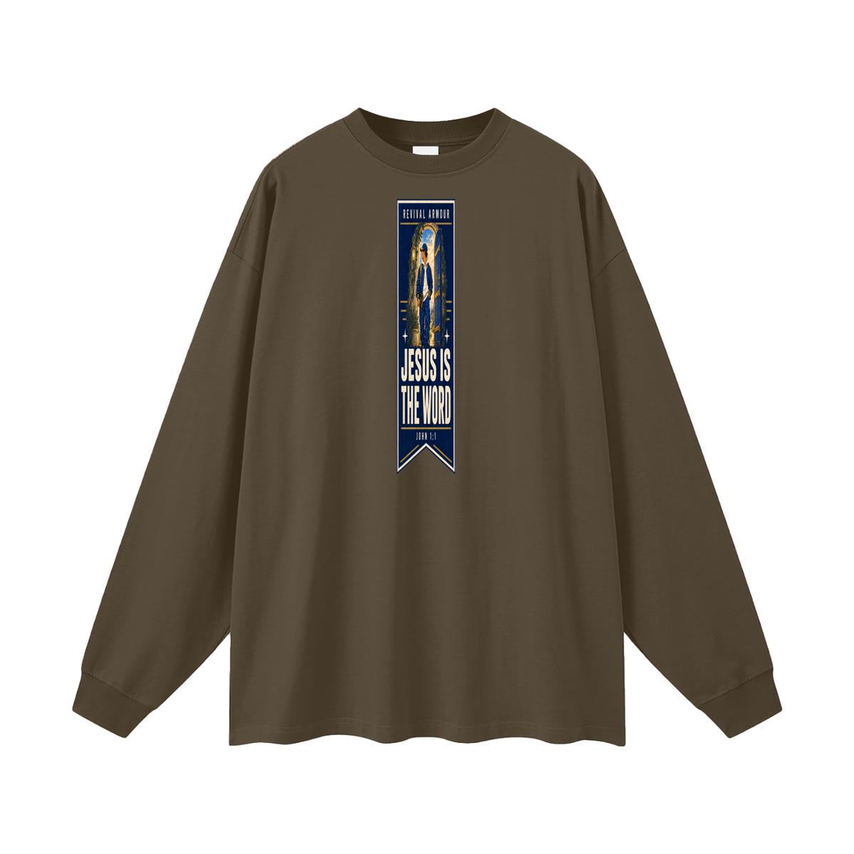 REVIVAL ARMOUR JESUS IS THE WORD _ JOHN 1:1 Long Sleeve T-Shirt