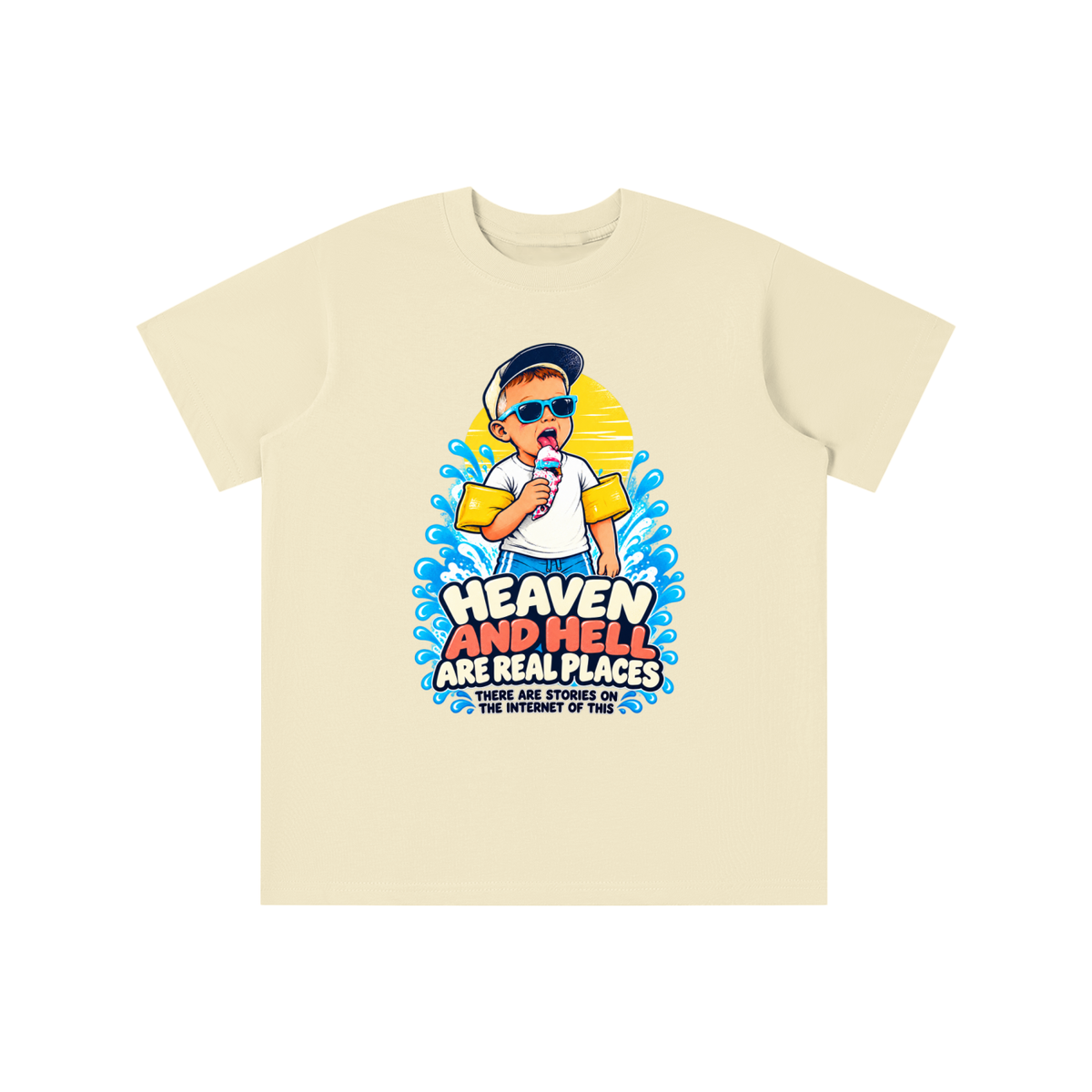 HEAVEN AND HELL ARE REAL PLACES THERE ARE STORIES ON THE INTERNET OF THIS youth T-shirt