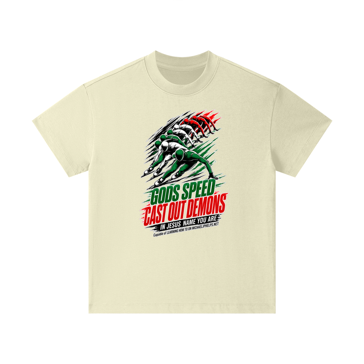 GODS SPEED CAST OUT DEMONS IN JESUS NAME YOU ARE Capable of LEARNING HOW TO ON MICHAELJPHELPS.NET Kids T-Shirt