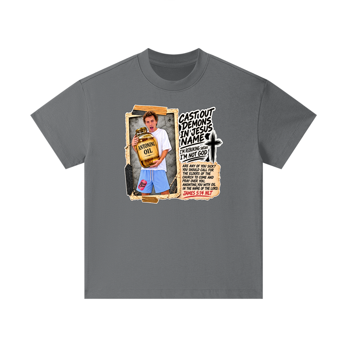 I'M REBUKING satan I'M NOT GOD Kids T-Shirt
