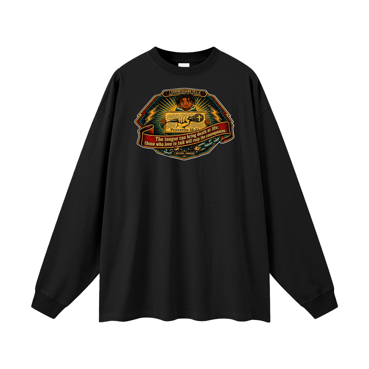Oversized Unisex Long Sleeve T-Shirt