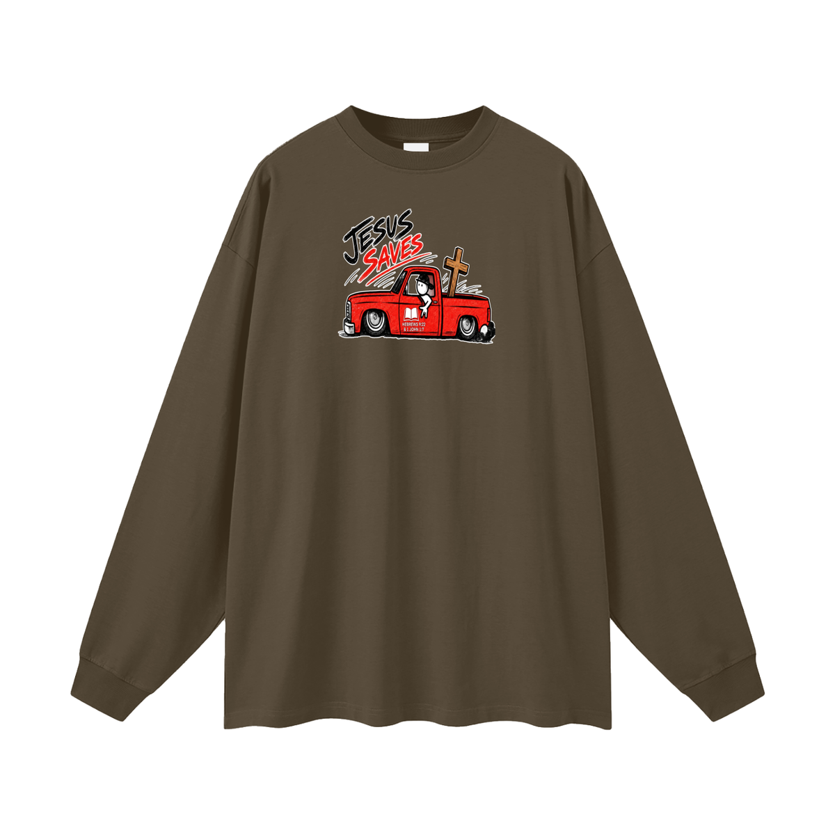Oversized Unisex Long Sleeve T-Shirt