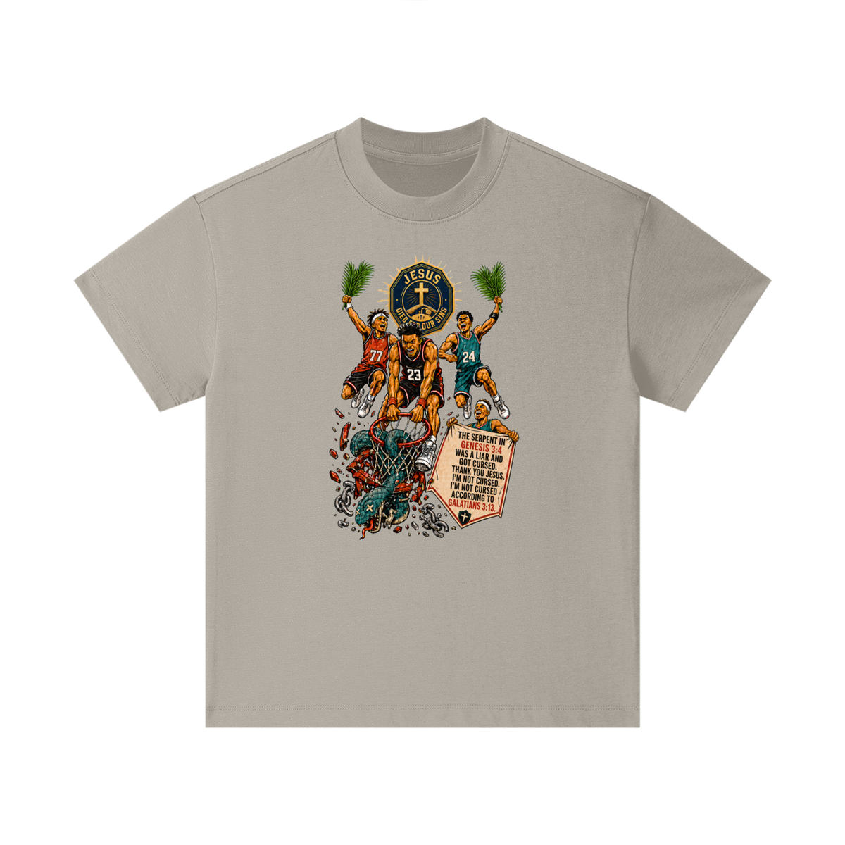 THE SERPENT IN GENESIS 3:4 WAS A LIAR AND GOT CURSED. THANK YOU JESUS. I'M NOT CURSED. I'M NOT CURSED ACCORDING TO GALATIANS 3:13. Kids T-Shirt