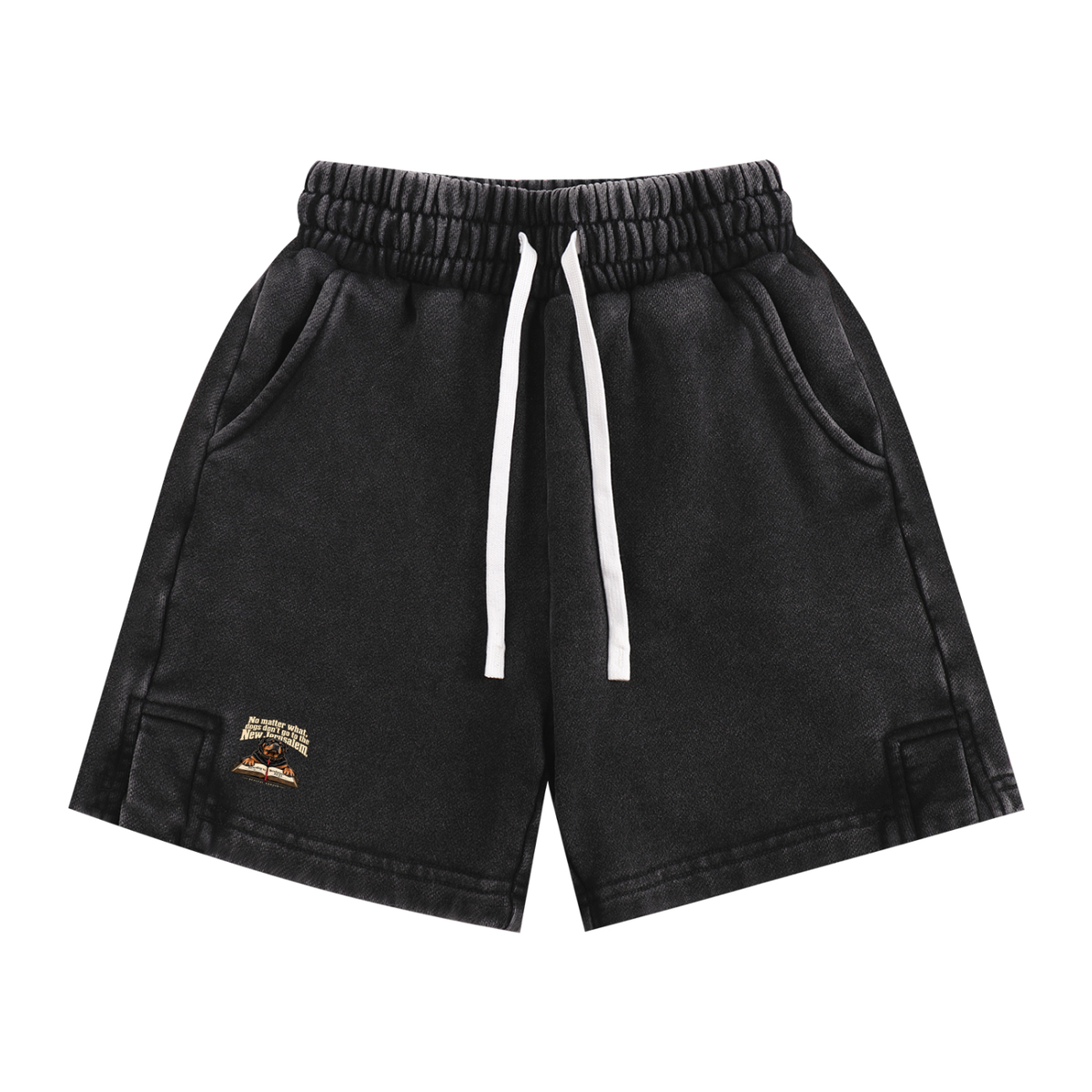 No matter what, dogs don't go to the New Jerusalem according to Revelation 22:15 Kids' Shorts