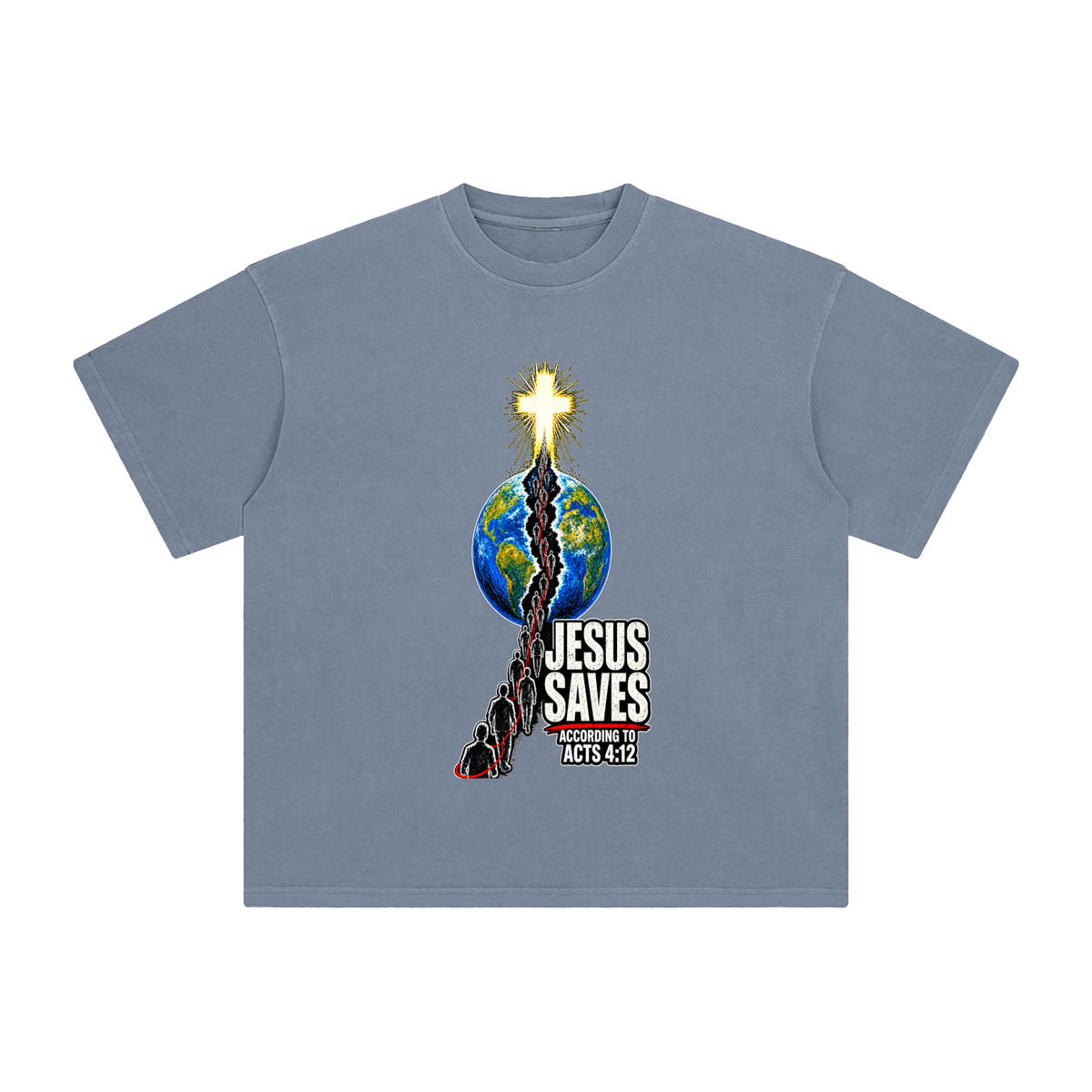 JESUS SAVES ACCORDING TO ACTS 4:12 T-Shirt