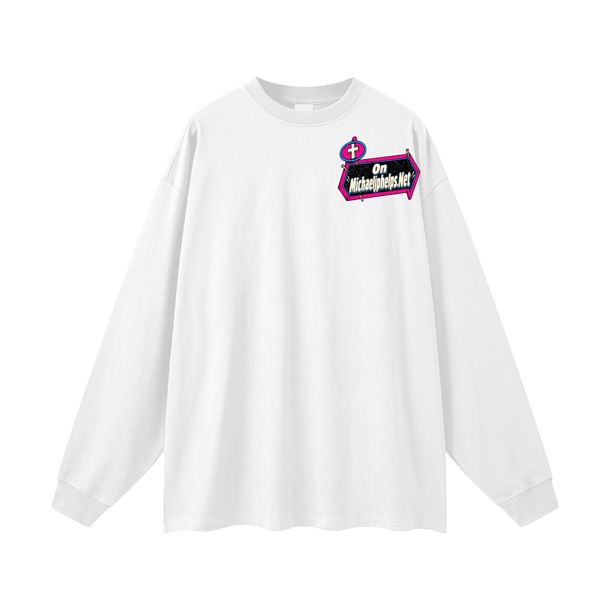 Cast out demons in the name of Jesus on Michaeljphelps.Net Long Sleeve T-Shirt