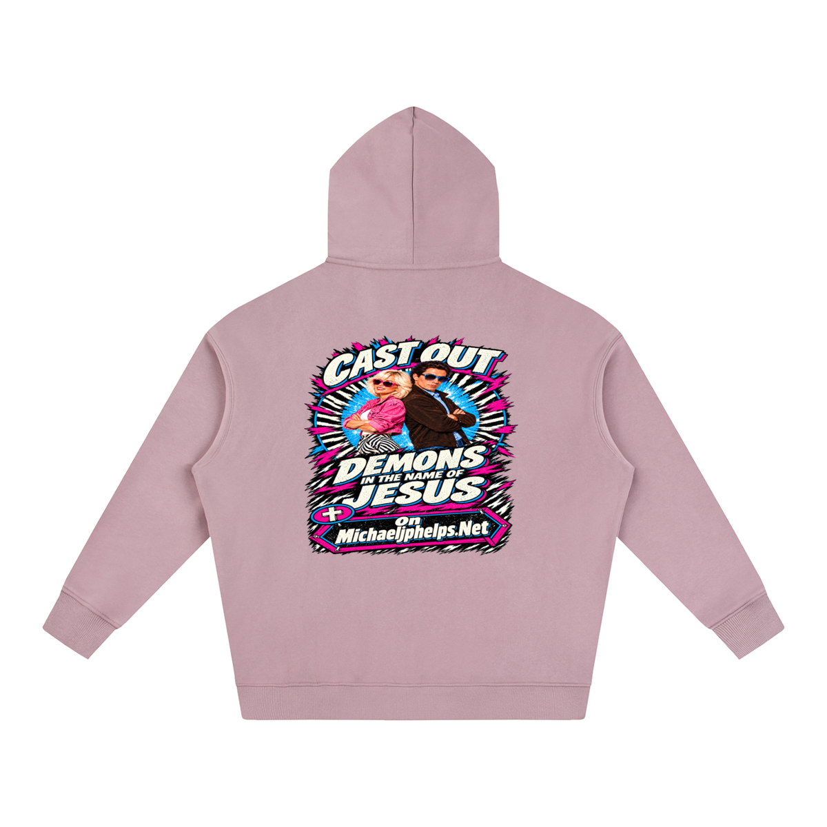 Cast out demons in the name of Jesus on Michaeljphelps.Net Hoodie