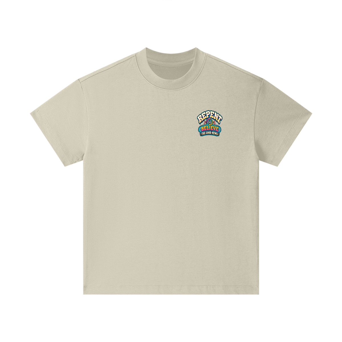 DON'T PANIC HISPANIC JESUS DIED FOR OUR SINS . 1 CORTHIANS 15:1-4 Kids T-Shirt