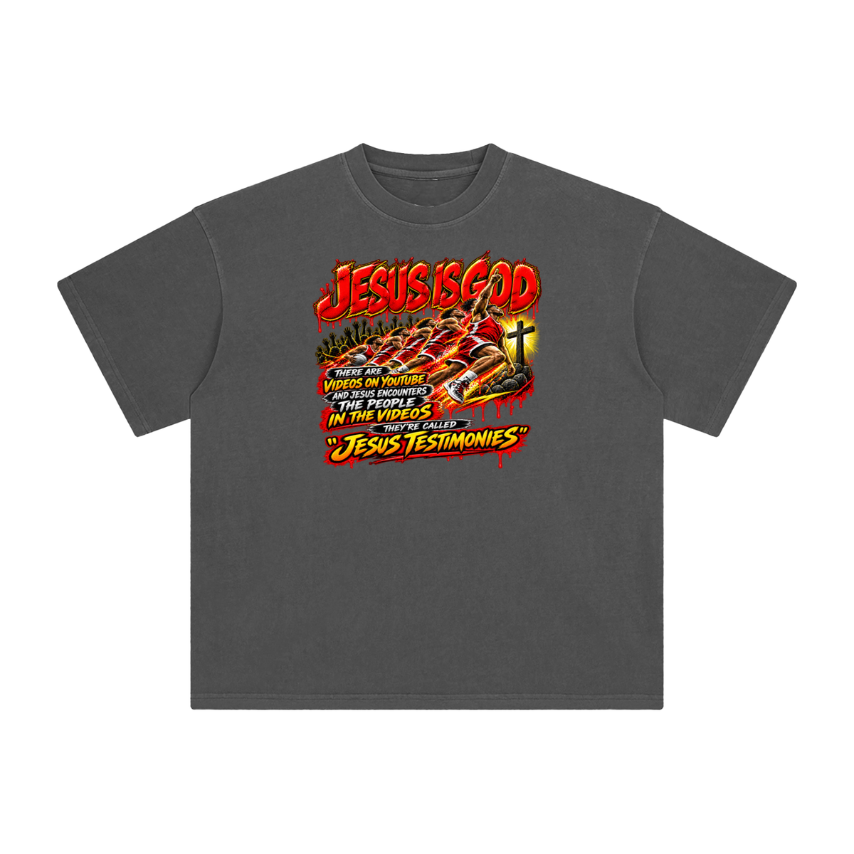 JESUS IS GOD THERE ARE VIDEOS ON YOUTUBE AND JESUS ENCOUNTERS THE PEOPLE IN THE VIDEOS THEY'RE CALLED "JESUS TESTIMONIES" T-Shirt