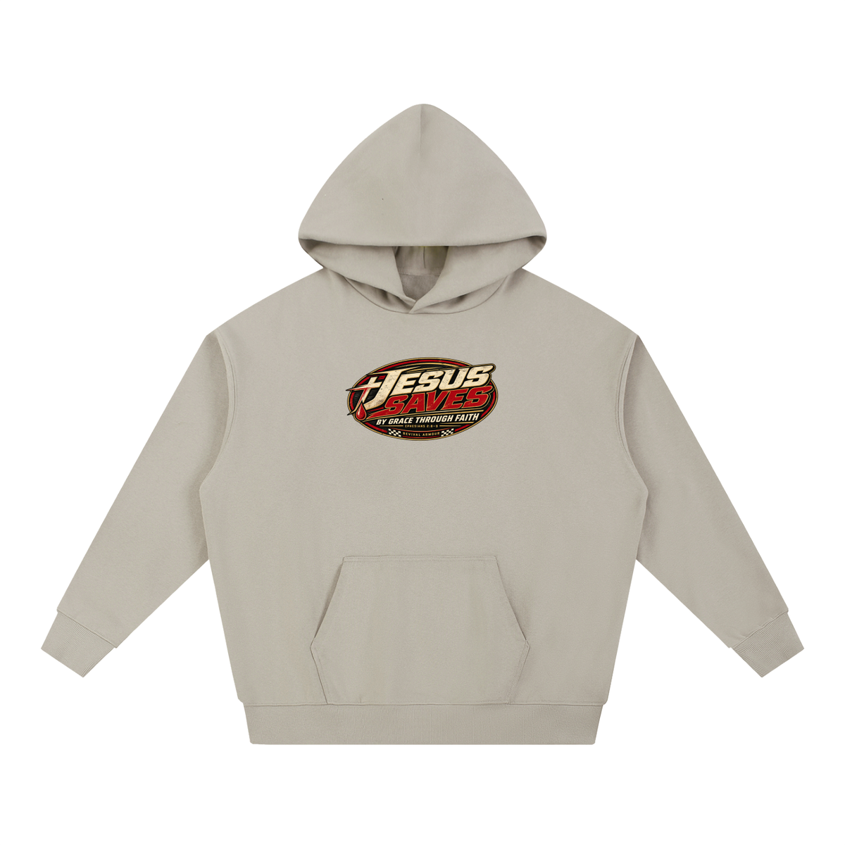 JESUS SAVES BY GRACE THROUGH FAITH - EPHESIANS 2:8-9 - Hoodie
