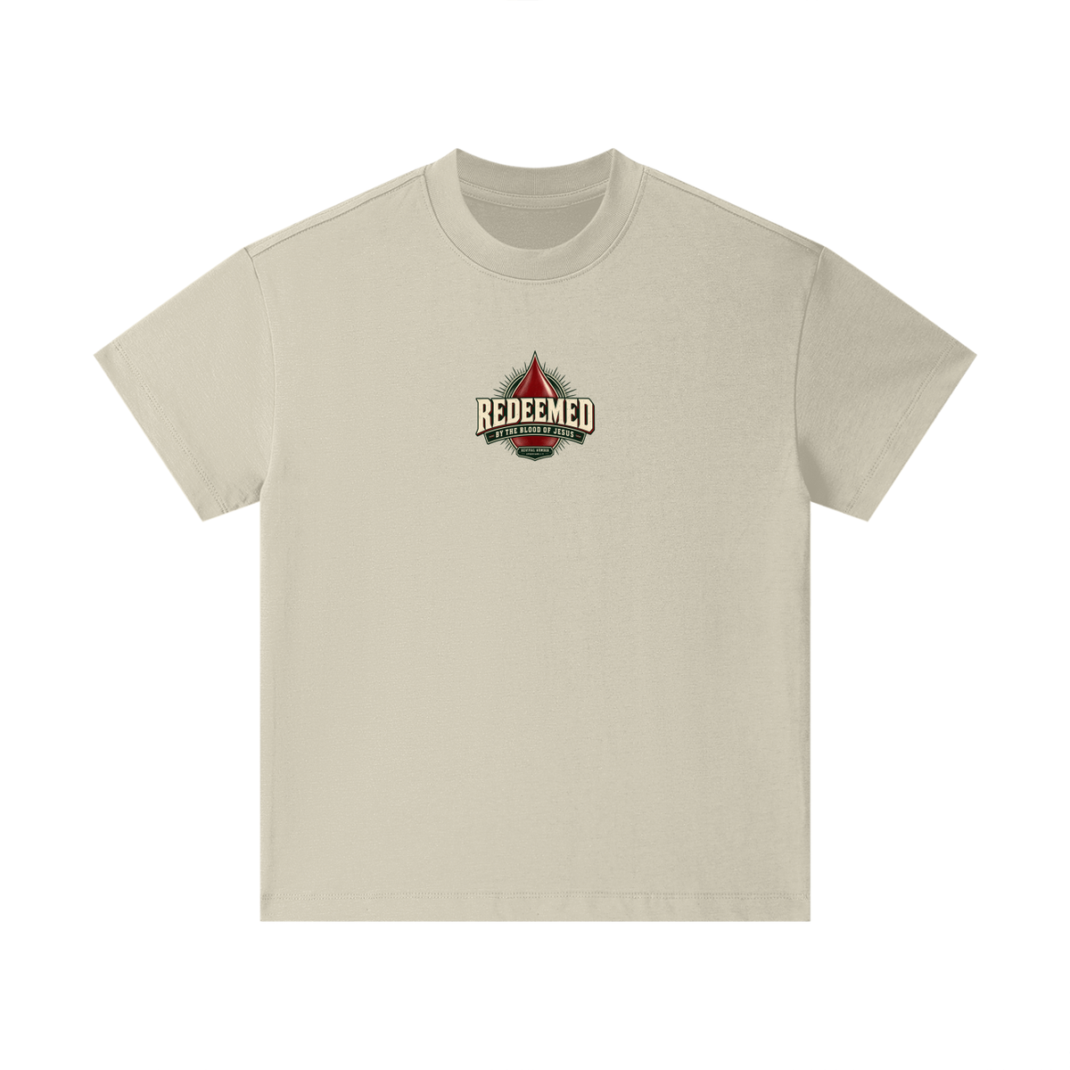 REDEEMED BY THE BLOOD OF JESUS -REVIVAL ARMOUR- -EPHESIANS 1:7- Kids T-Shirt