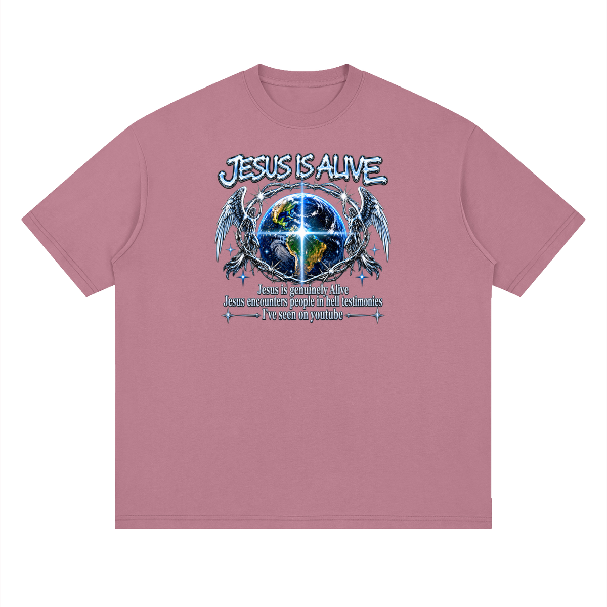 JESUS IS ALIVE Jesus is genuinely Alive Jesus encounters people in hell testimonies I've seen on youtube T-Shirt