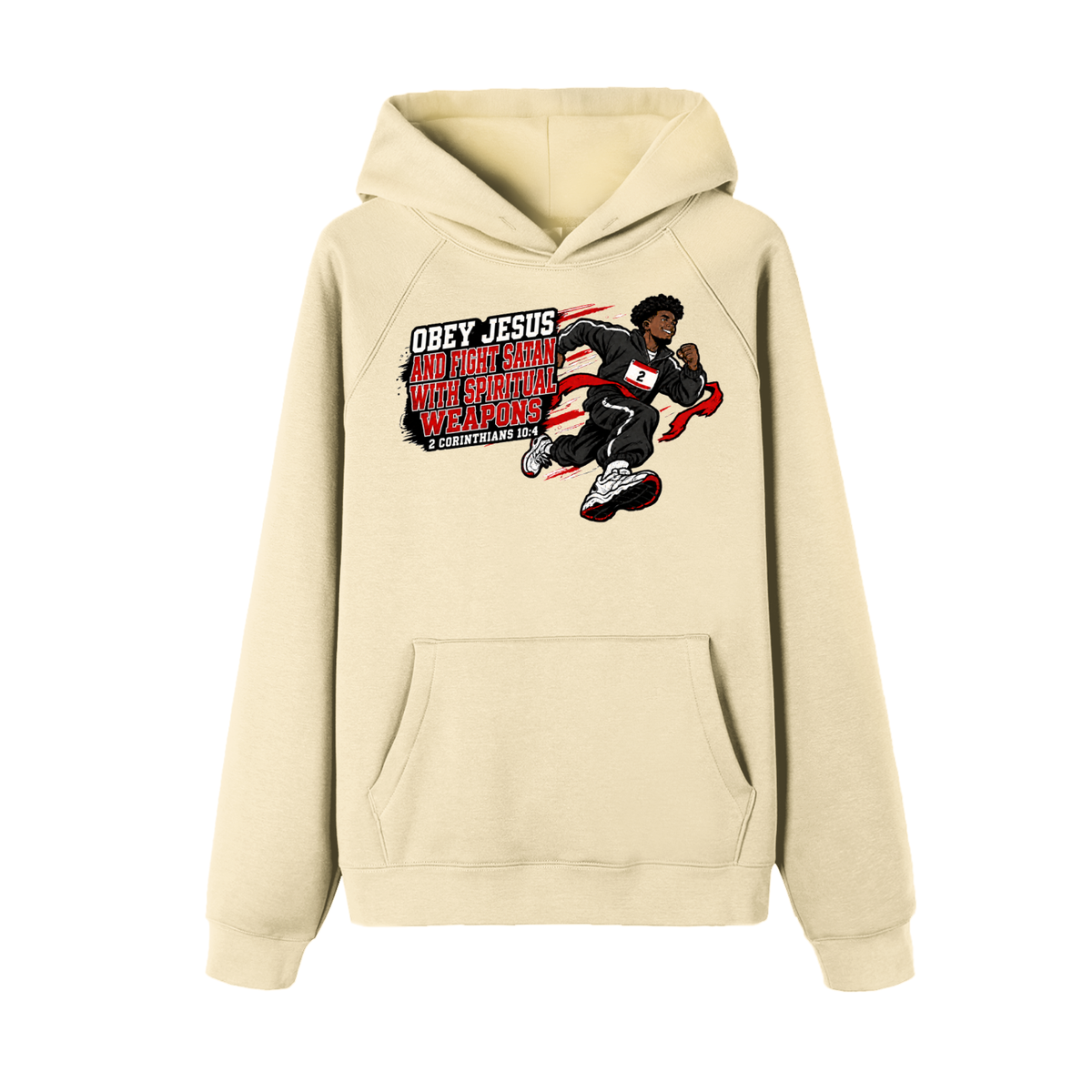 Obey Jesus and fight satan with spiritual weapons Hoodie