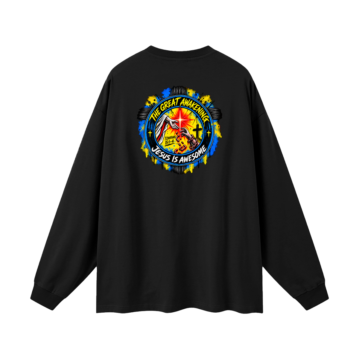 THE GREAT AWAKENING JESUS IS AWESOME Long Sleeve T-Shirt