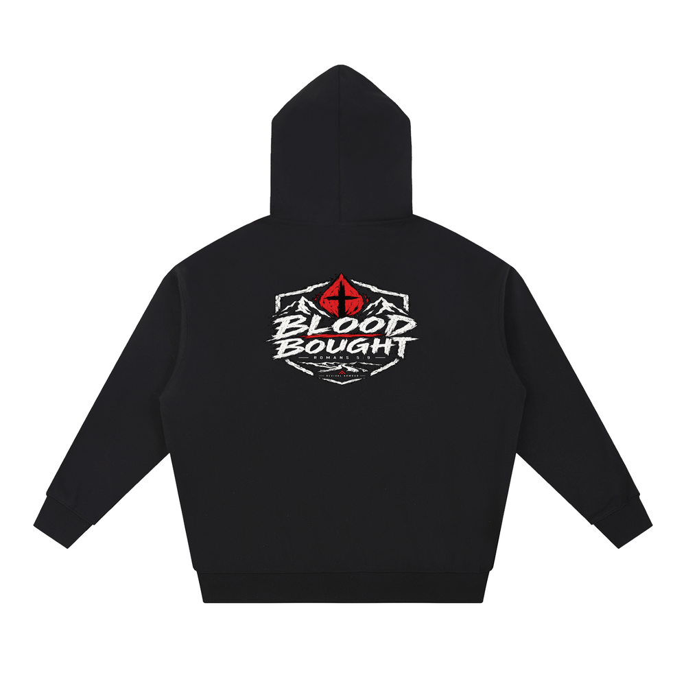 BLOOD BOUGHT - ROMANS 5:9 - Hoodie
