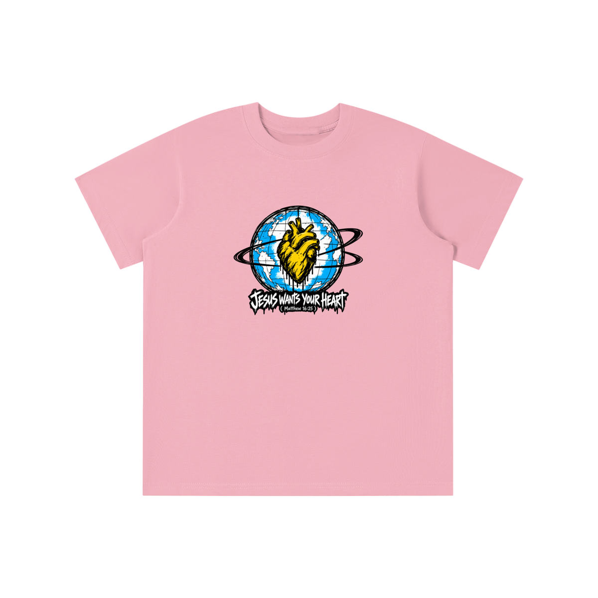 JESUS WANTS YOUR HEART ( MATTHEW 16:25 ) youth T-shirt